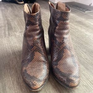 Steve Madden Snake Skin Bootie
